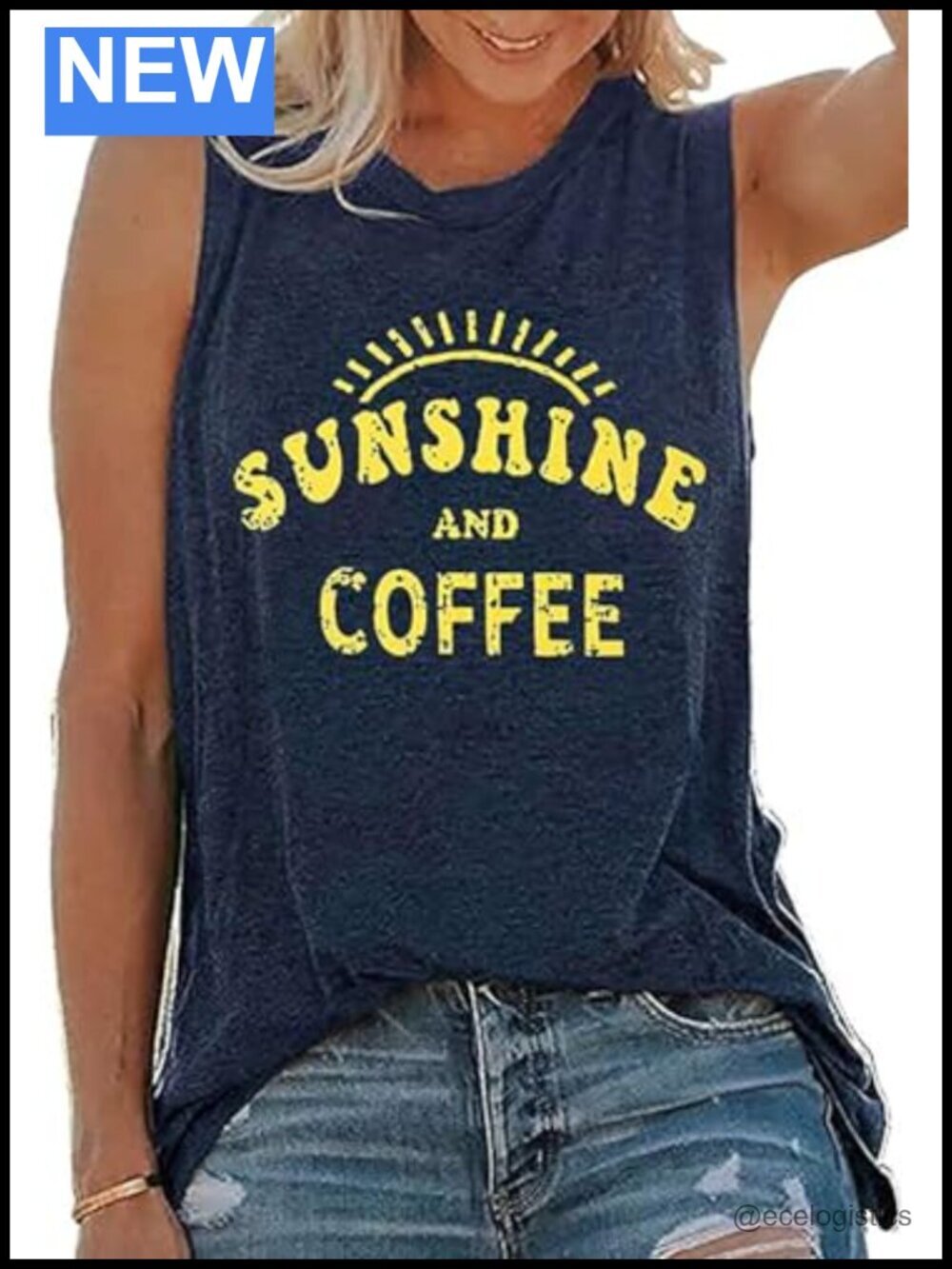 Sleeveless Tank Top Cotton Blend Loose Fit Tunic Summer